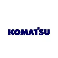 Logo Komatsu na página de assistência técnica de empilhadeiras Komatsu em Brasília